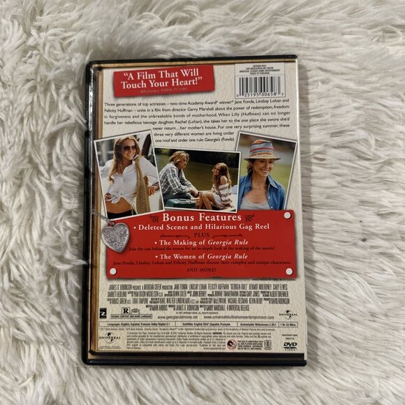 Georgia Rule DVD Tested Working Lindsay Lohan rated R - Picture 2 of 5